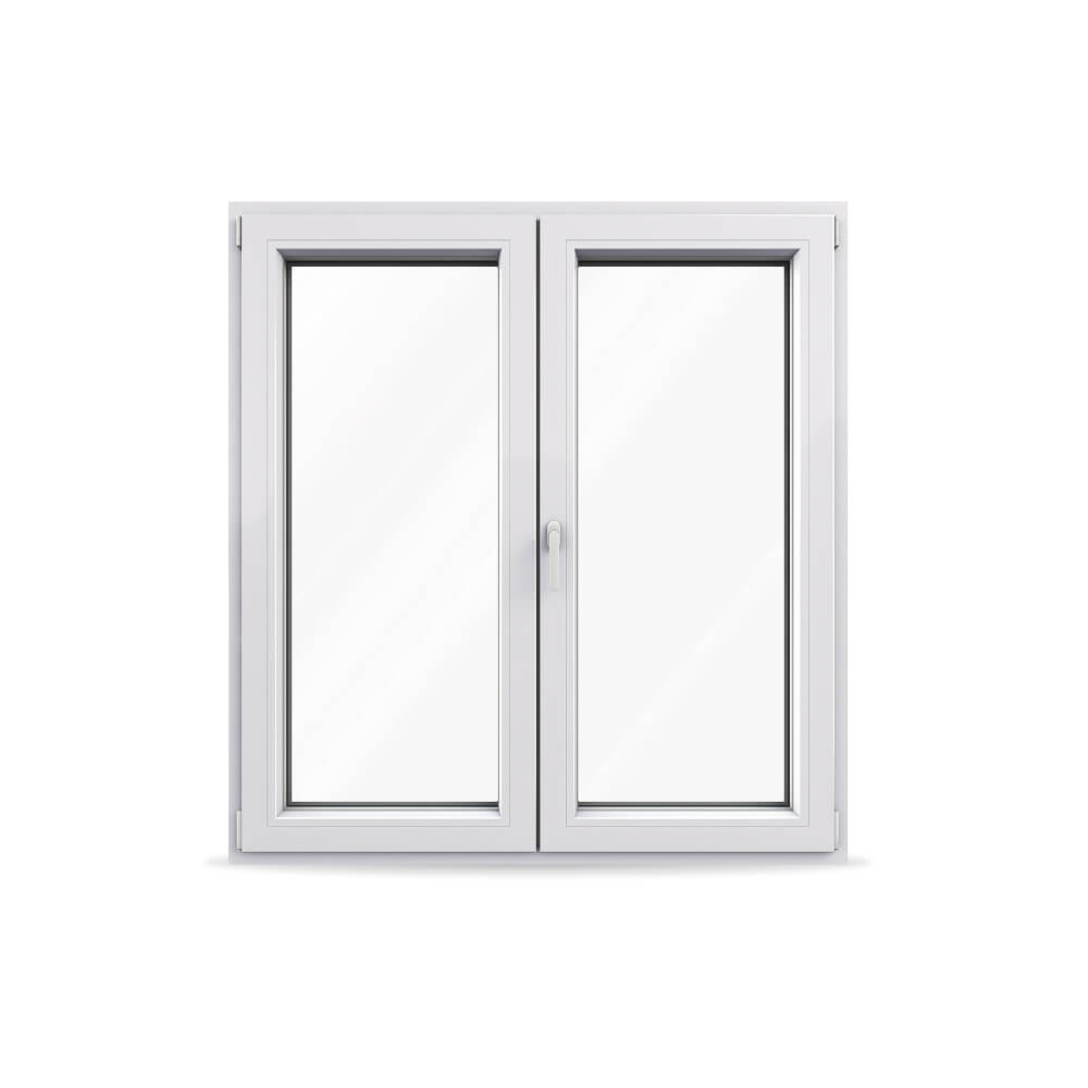 Zweiflügeliges Fenster Innenansicht