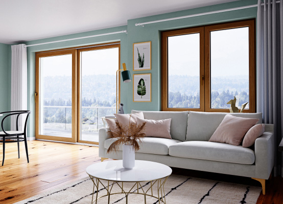 VEKA 70 AD in Holzoptik