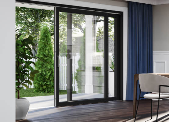 VEKA Hebeschiebetür in Anthrazit VEKA Hebeschiebetür in Anthrazit