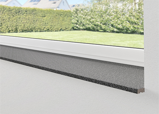 Werzalit compact Fensterbank im Farbton Puntinella