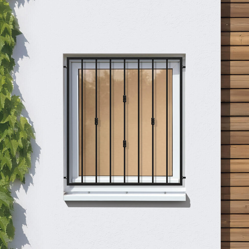 Fenstergitter Salzburg Schwarz
