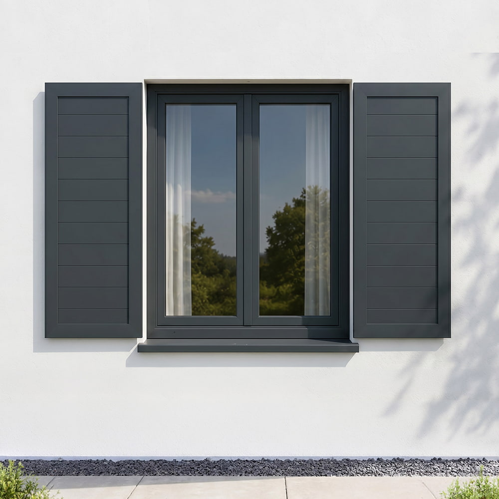 Moderner Fensterladen