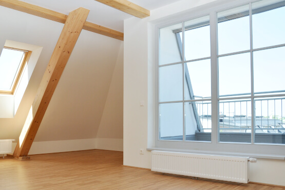 Festverglaste Fenster aus Kunststoff