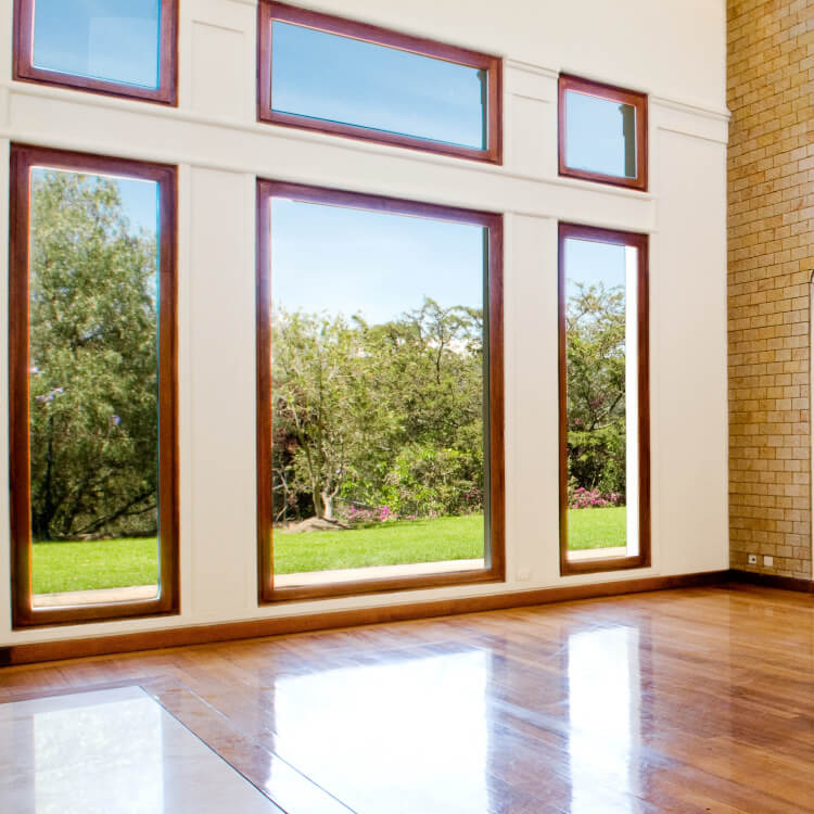Holzfenster Festverglasung
