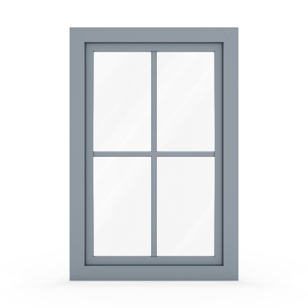 Sprossenfenster Grau