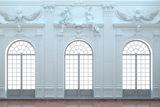 Stichbogenfenster
