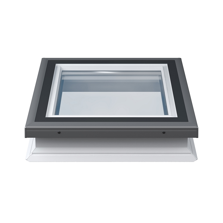 Flachdachfenster festverglast Frontansicht 