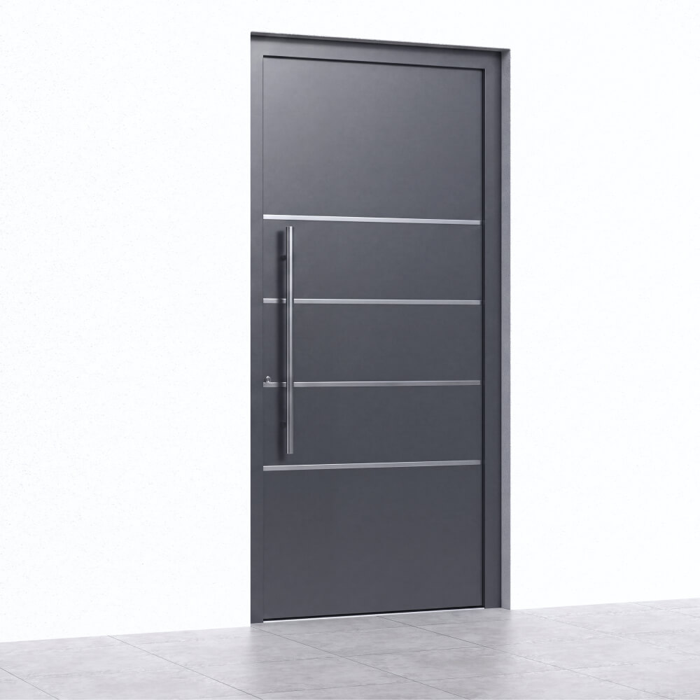 Alu-Haustür Retz Einbau