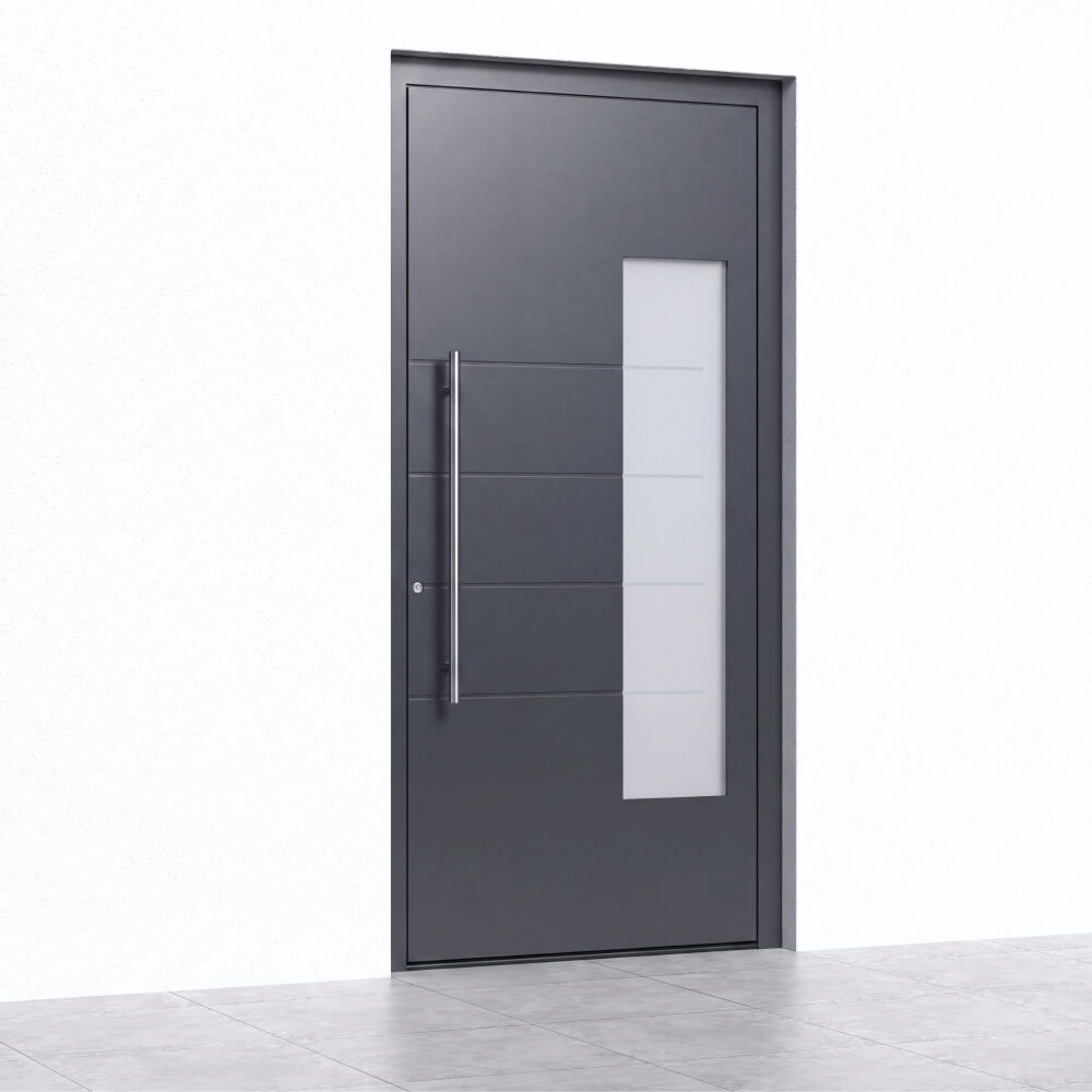 Alu-Haustür Lustenau Einbau