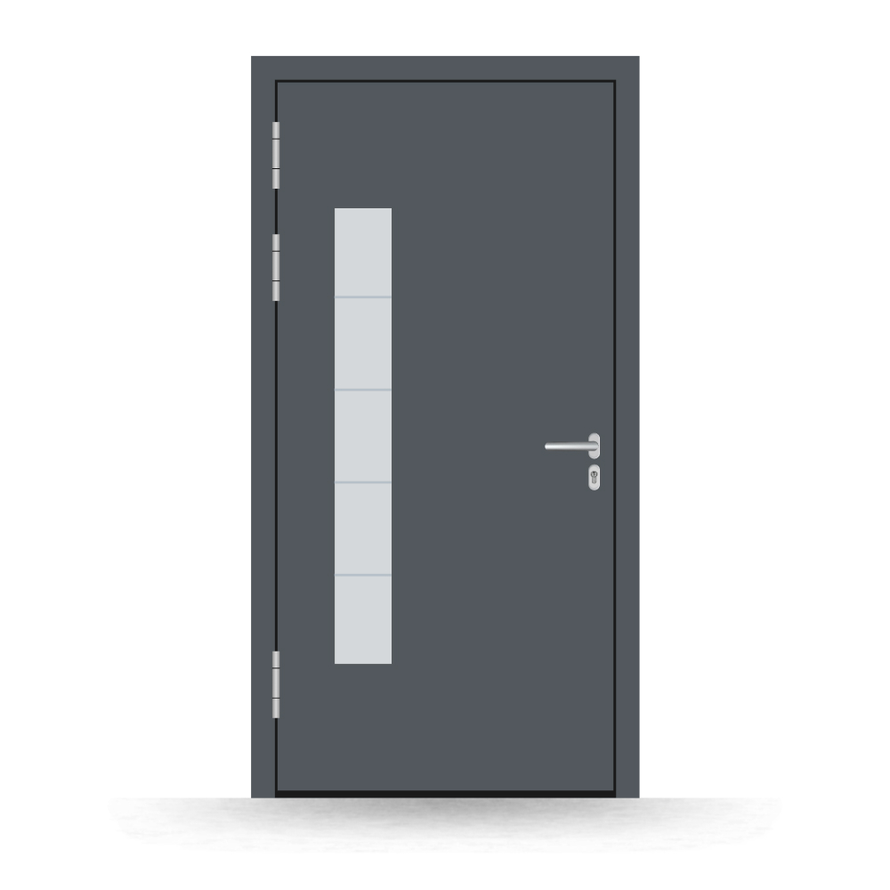 Alu-Haustür Hartegg innen