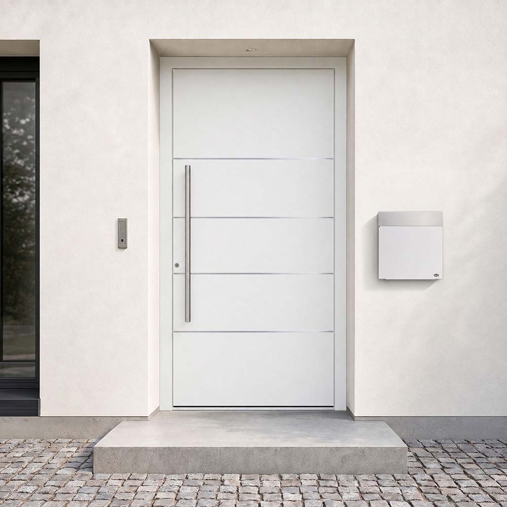 Schüco Haustür in Weiß