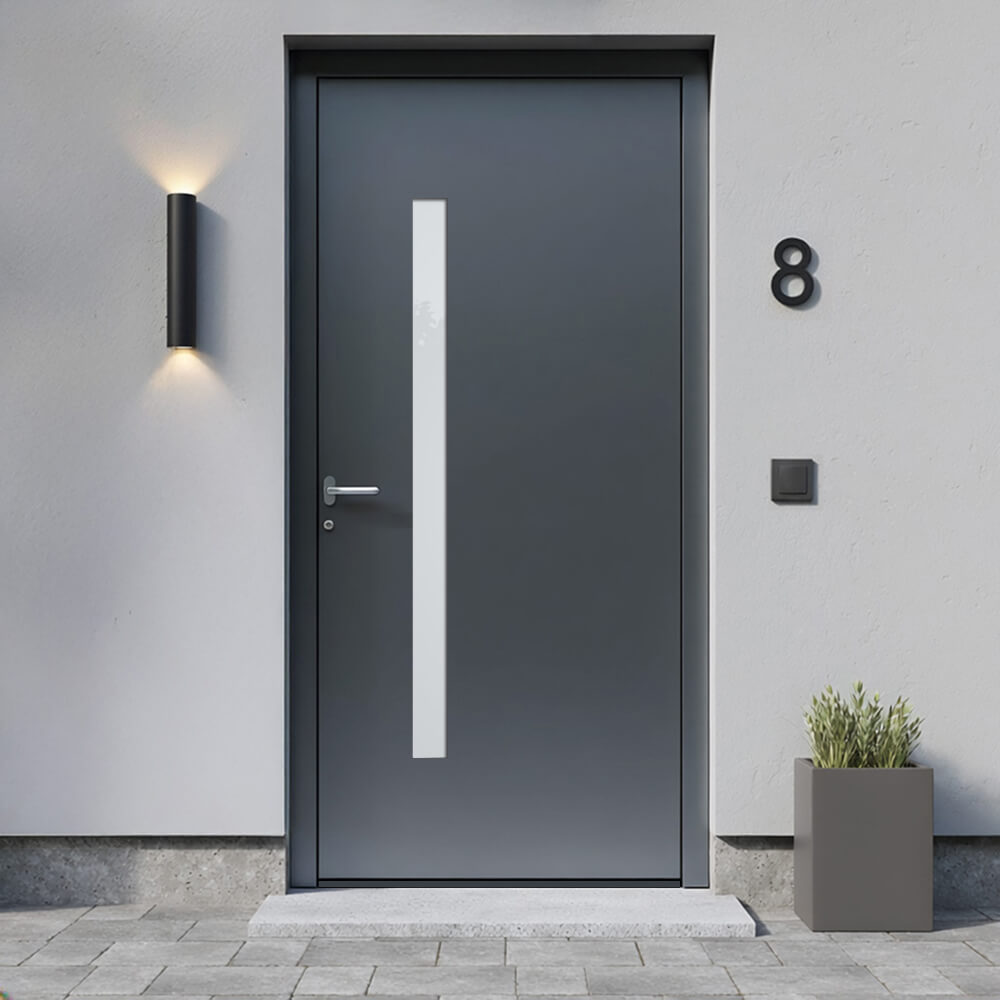 Alu-Haustür Kremsmünster Einbausituation