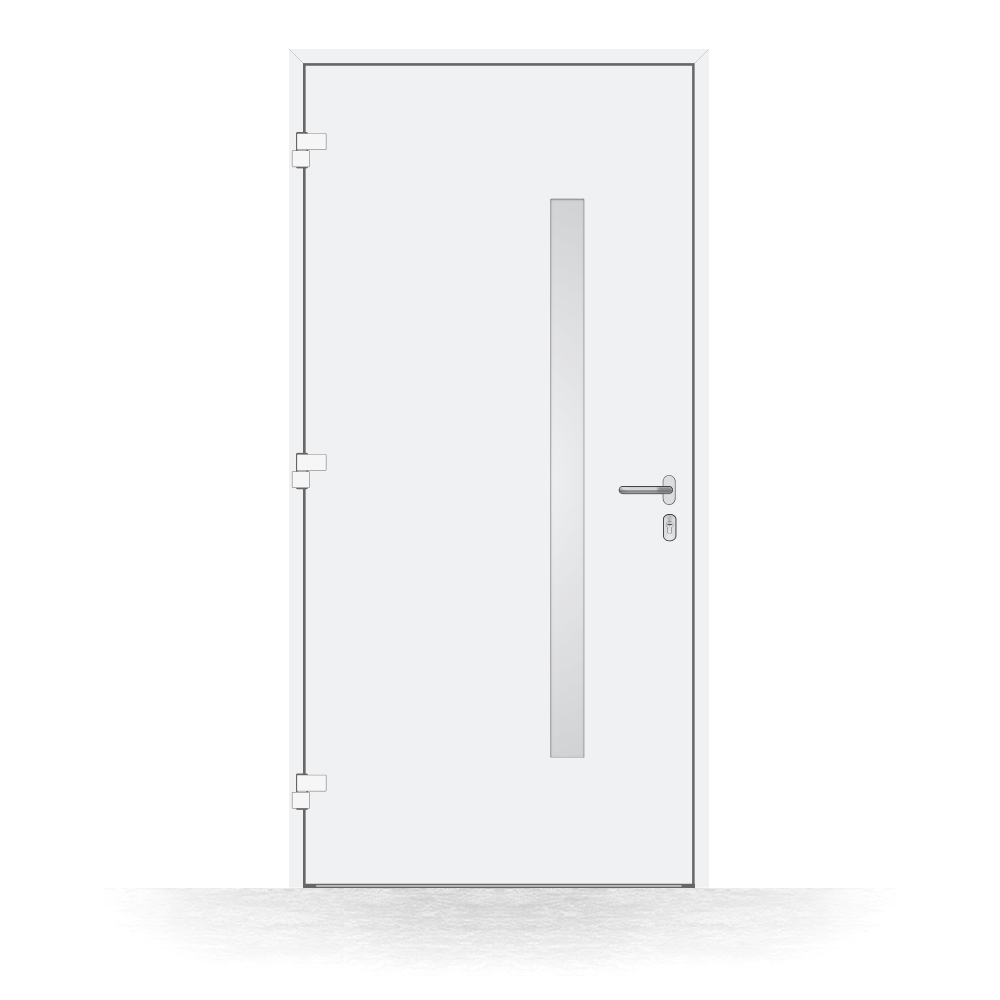 Alu-Haustür Kremsmünster innen