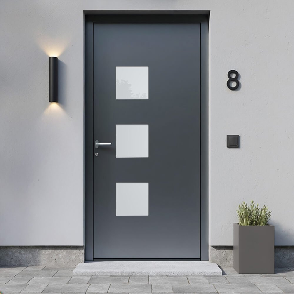 Alu-Haustür Sierning Einbausituation