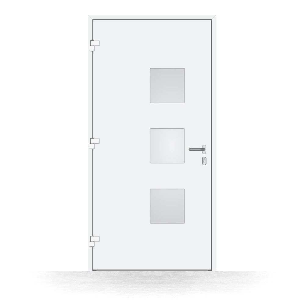 Alu-Haustür Sierning innen