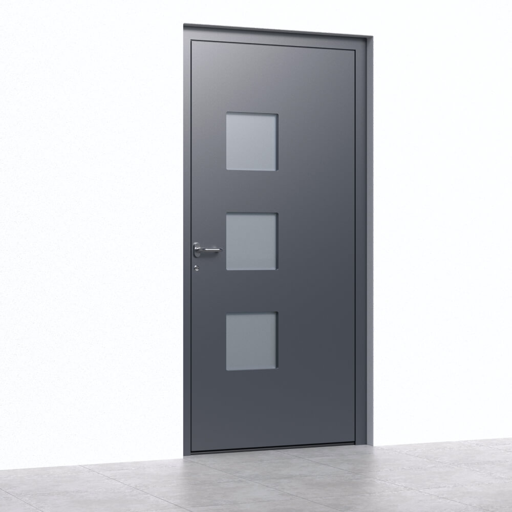 Alu-Haustür Sierning Einbau