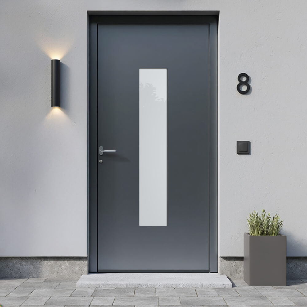 Alu-Haustür Kalsdorf Einbausituation