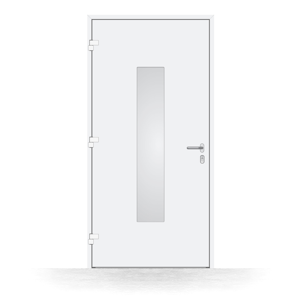 Alu-Haustür Kalsdorf innen