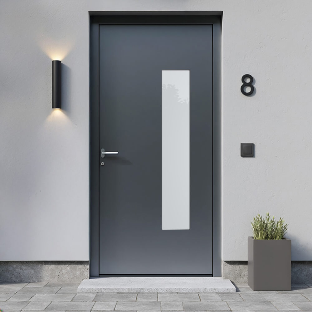 Alu-Haustür Gratkorn Einbausituation