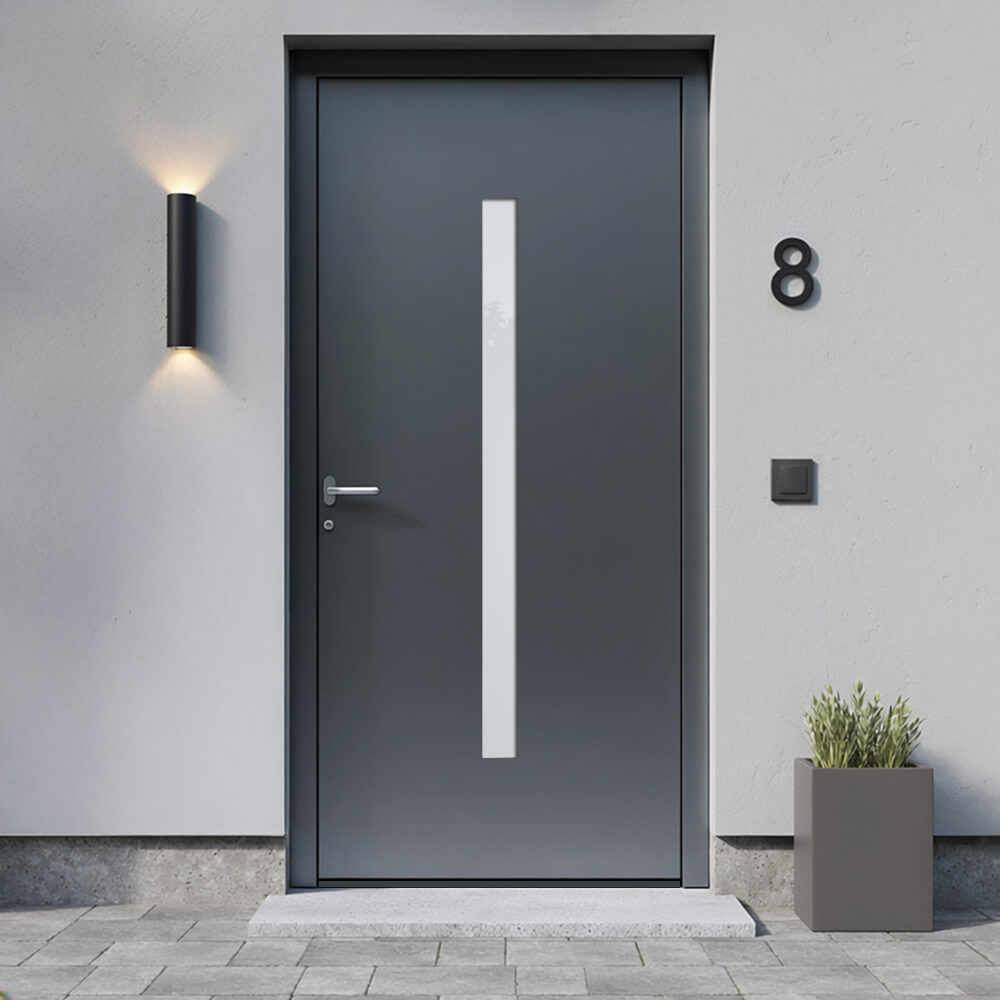 Alu-Haustür Längenfeld Einbausituation