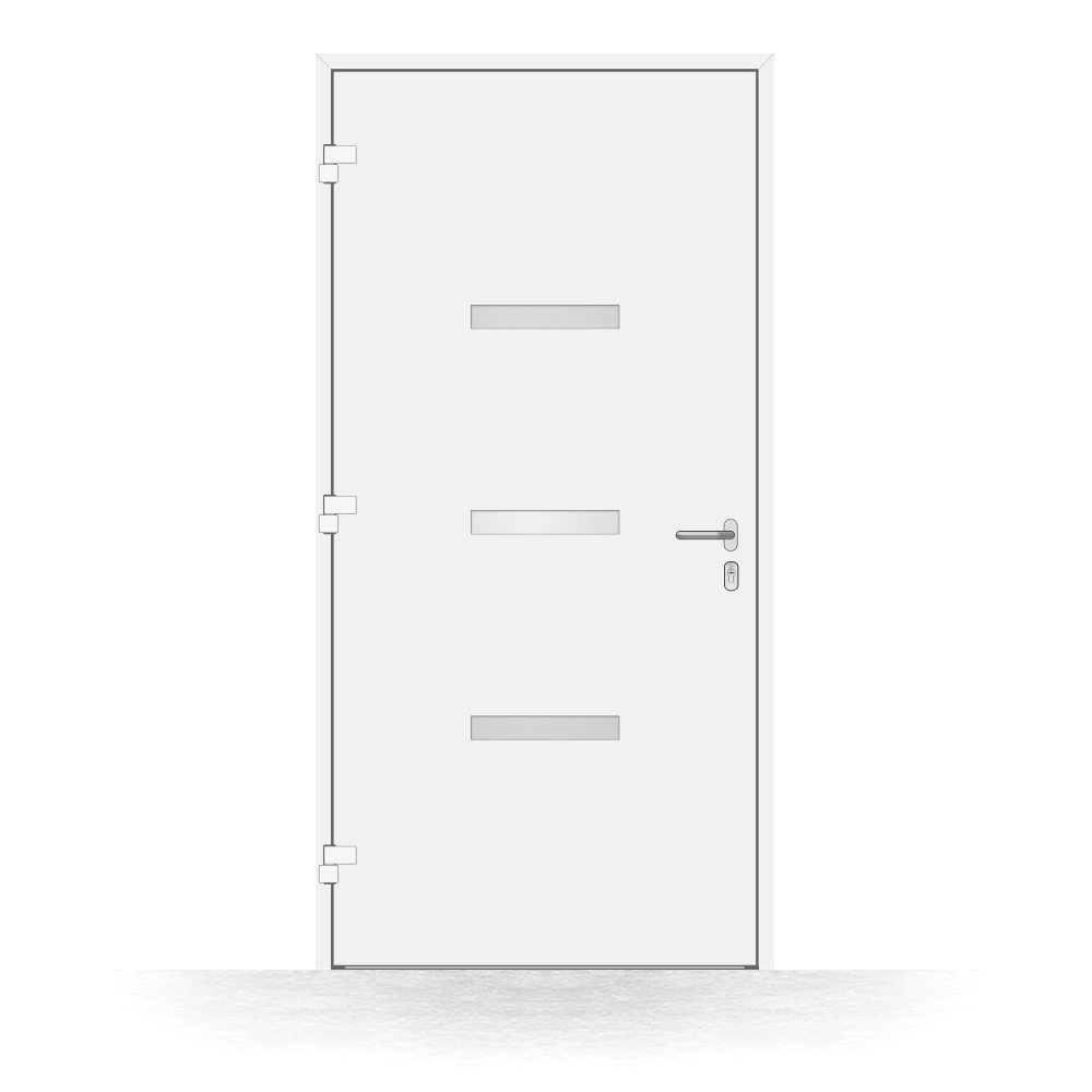 Alu-Haustür Abtenau innen