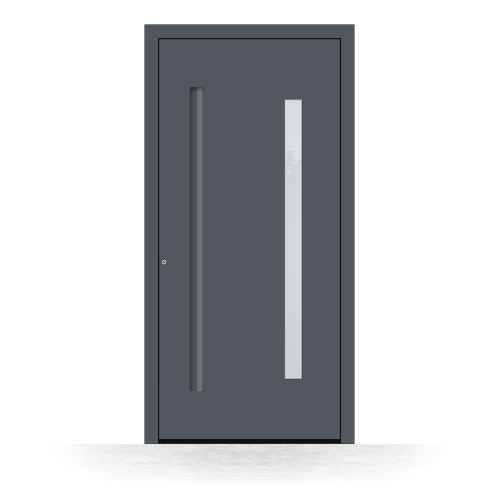 Alu-Haustür Schwarzach außen