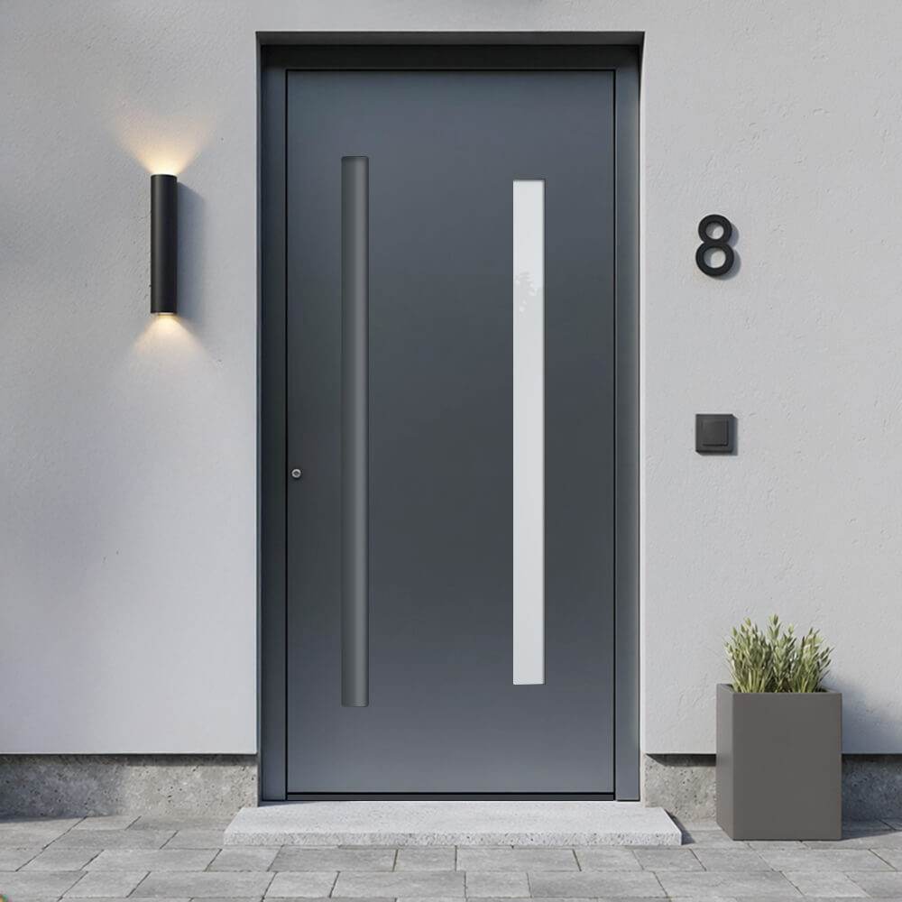 Alu-Haustür Schwarzach Einbausituation