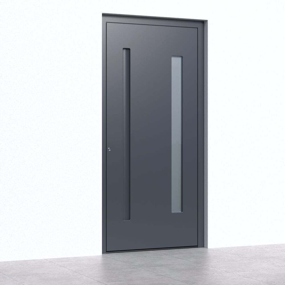 Alu-Haustür Schwarzach Einbau