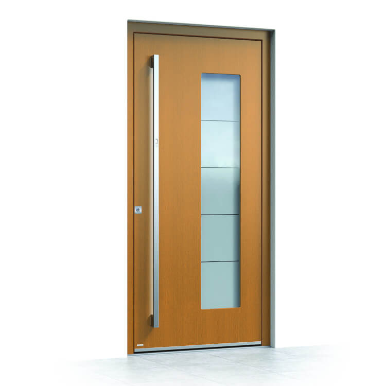 Haustür Eiche modern mit Glas