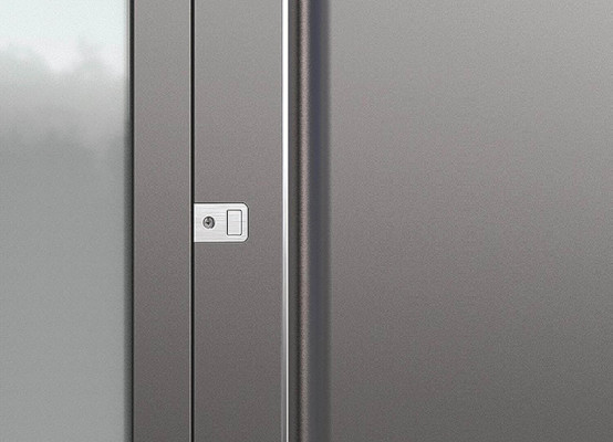 Moderne Griffmulde für Alu-Haustüren