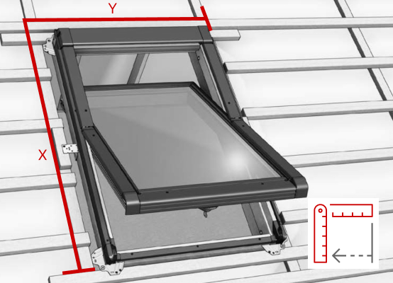 Dachfenster ausmessen