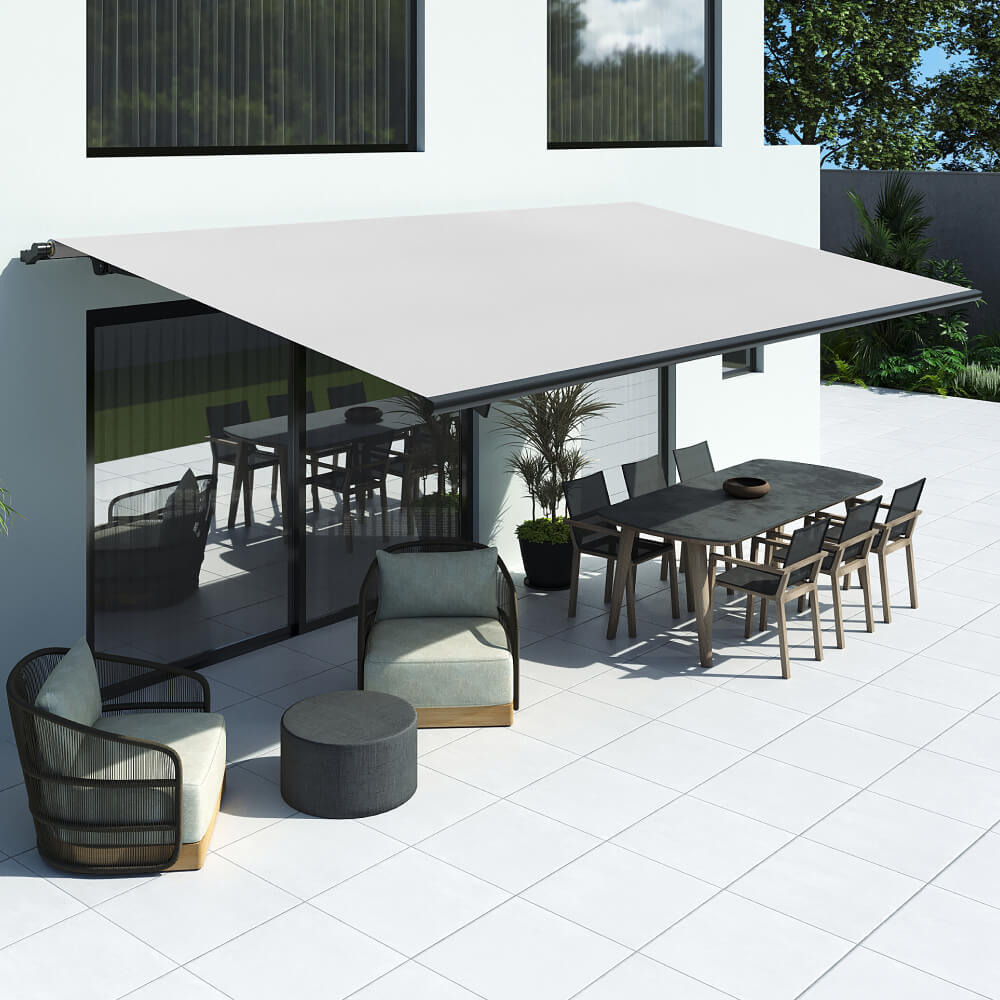 Markise Terrasse ausgefahren