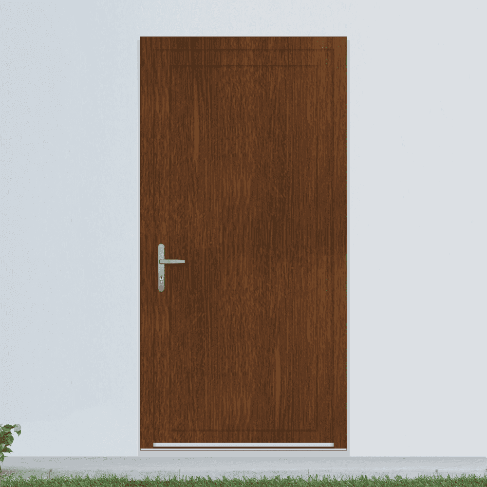 Nebeneingangstür Mattighofen Dekor Nuss