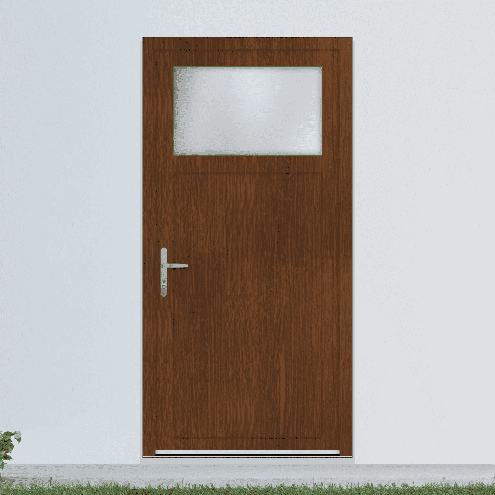 Nebeneingangstür Mittersill Dekor Nuss