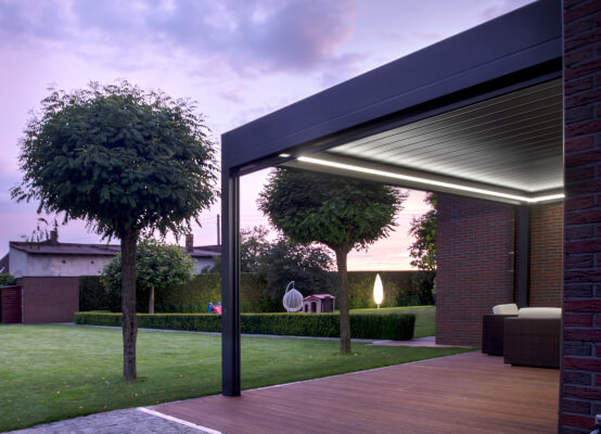 Pergola mit LED Beleuchtung