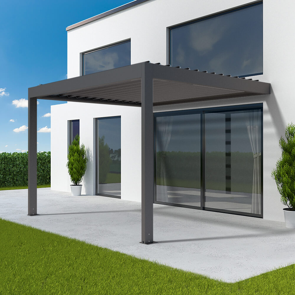 Pergola Grau