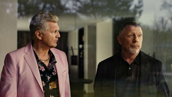 Boris Becker & Stefan Effenberg im TV Spot "Titelsammler" von fenster.com