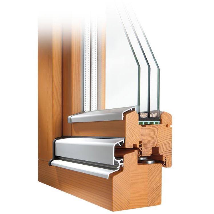 Holzfenster Classic IV 78 mit Regenschiene