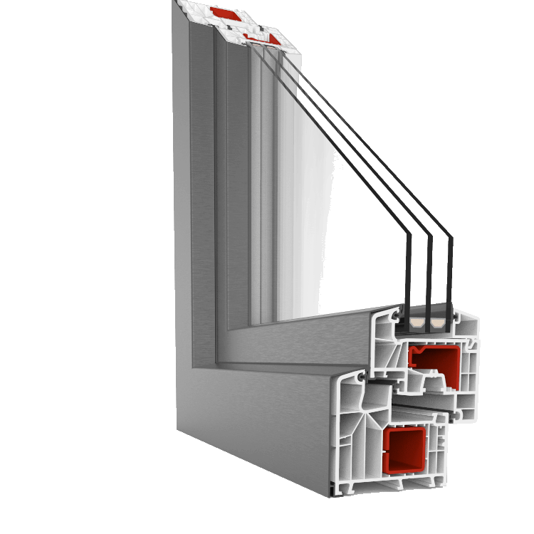 Kunststoff-Alu Fenster