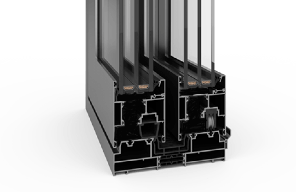 Hebeschiebetürprofil MB-77