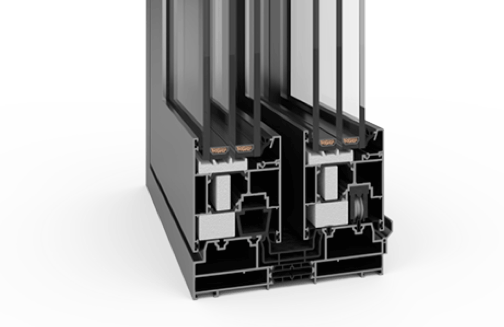 Hebeschiebetürprofil MB-77 HI