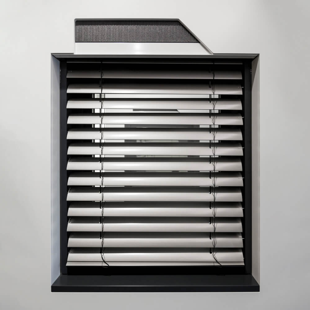 Raffstore geschlossen