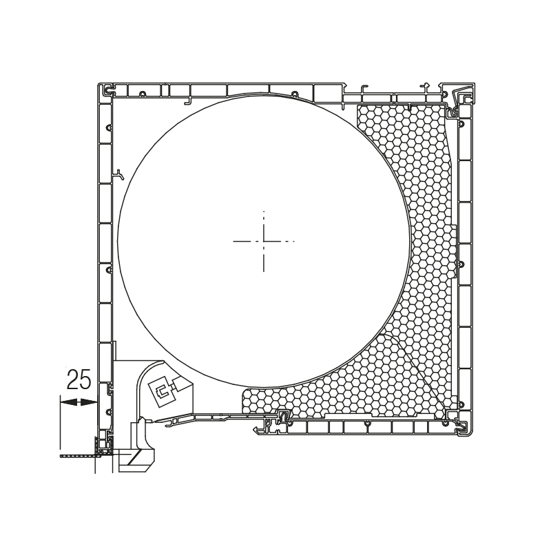 Aufsatzrolladen Basic mit Putzwinkel