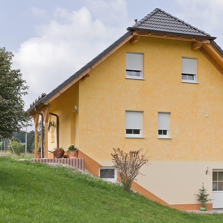 Unterputz Rolladen als Einbausituation