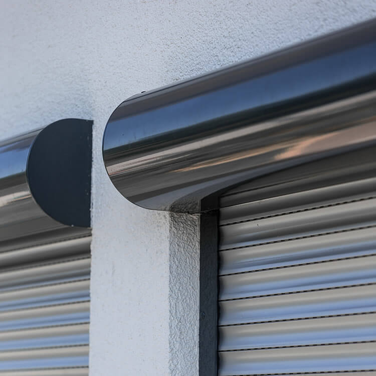 Vorbaurolladen Rund System im Detail