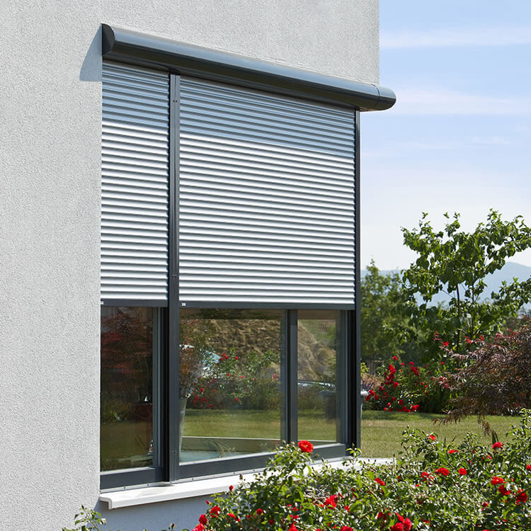 Rolladen Fenster bodentief