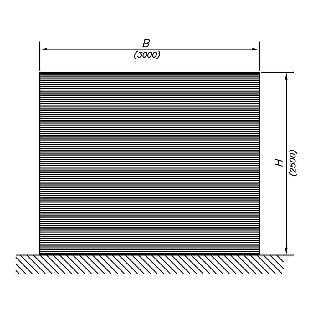 Ansicht außen: Architektonischer Grund