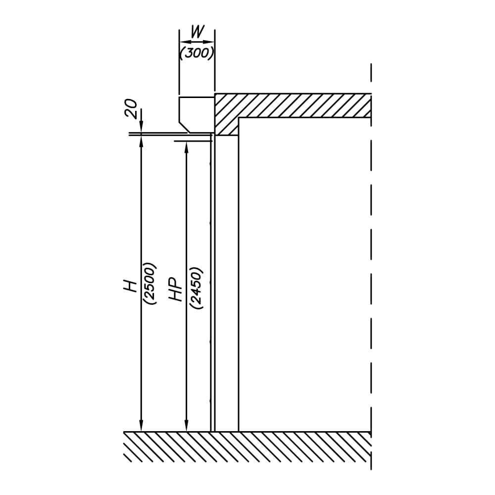Querschnitt aa: Architektonischer Grund