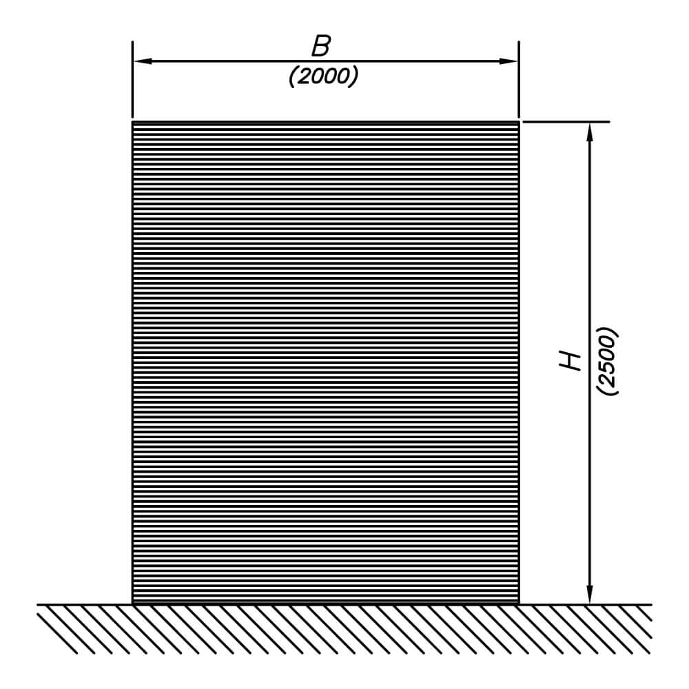 Ansicht außen: Architektonischer Grund