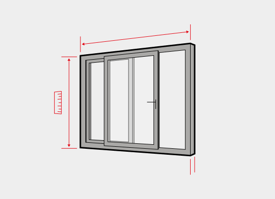 Schiebefenster ausmessen Schiebefenster ausmessen